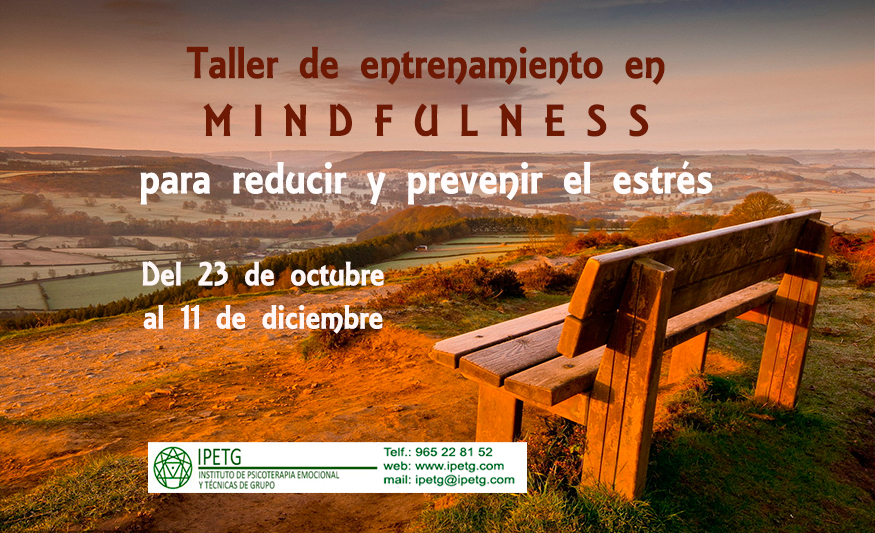 Taller de  Mindfulness en Alicante para reducir el estrés
